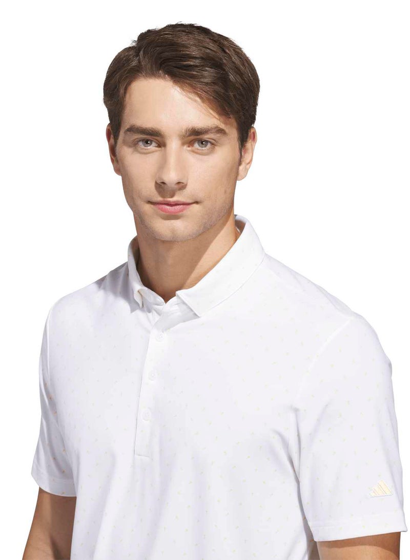 Adidas Ultimate365+ Mirco Print Polo Shirt - Image 5