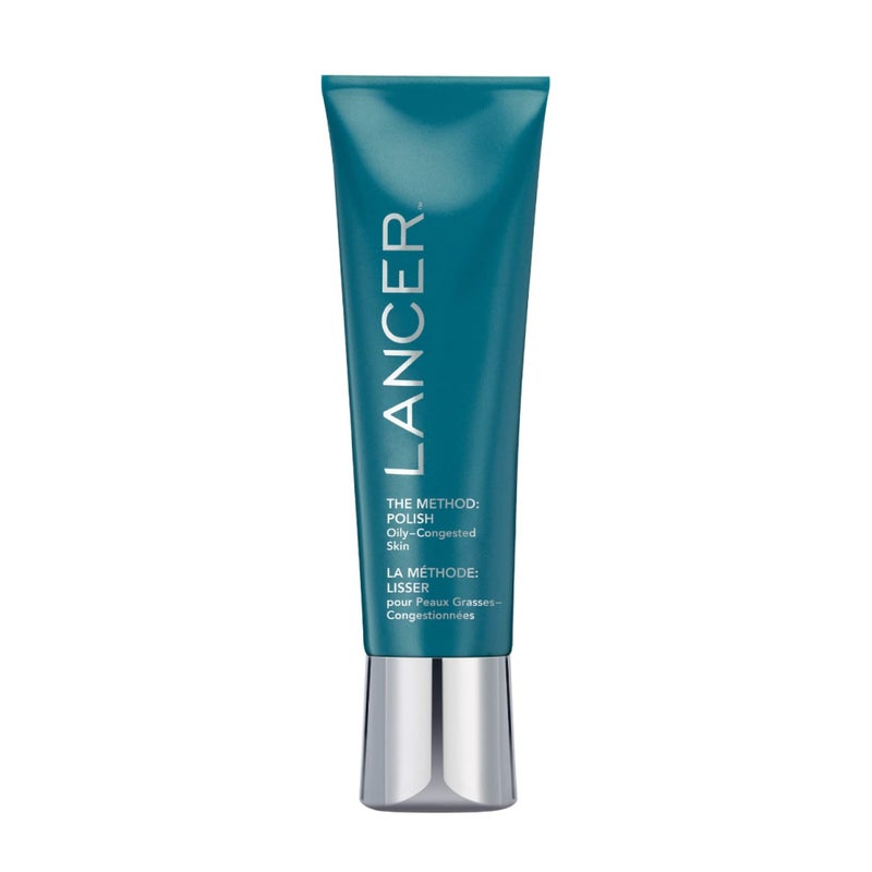 Lancer Skincare The Method Polish Facial Exfoliator Daily Exfoliating Face Wash with Natural Minerals Oily Congested Skin 42 Fluid Ounces