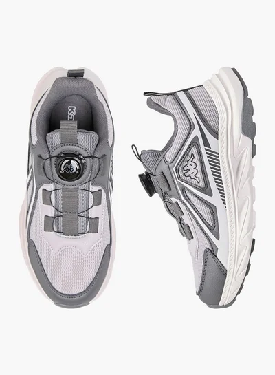 Kappa Boys' Logo Print Sports Shoes with Rotating Buckle Closure