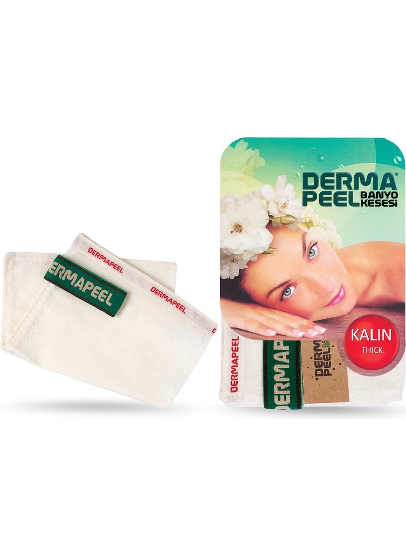 Dermapeel Thick Bath Scrub + Pink Touch Facial Scrub Set  - Image 2