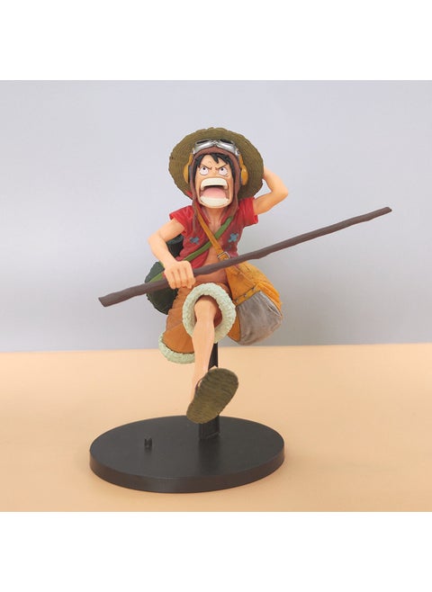 Big hand animation surrounding pirates Sea King and the country of straw hat running Luffy model wholesale ornaments boxed Running Luffy Red (bag) Running Luffy Red (bag)