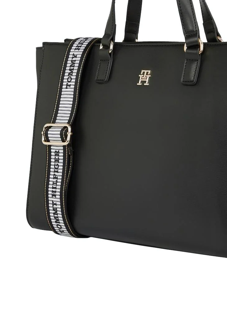 تومي هيلفيغر Top Handle Zip Over Tote