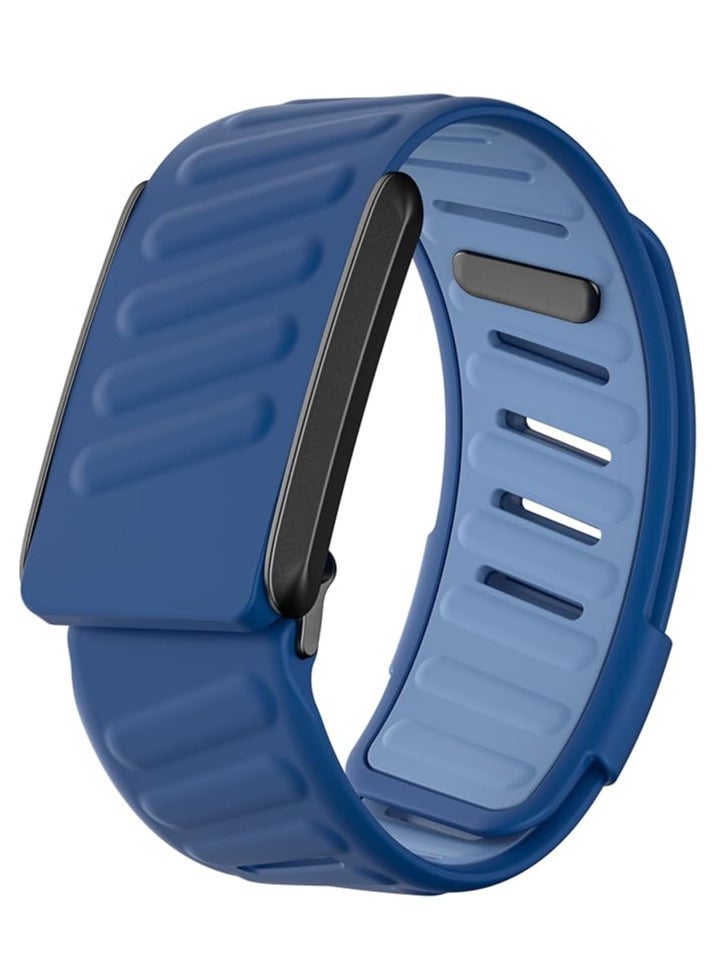 Comfort Durable Silicone Wristband Compatible with WHOOP 4.0 Band, Soft Silicone Sports Loop Strap for Men & Women, with U Shapped Connector  - Image 1