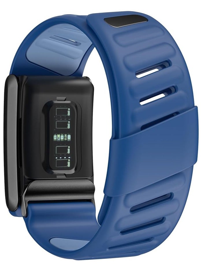 Comfort Durable Silicone Wristband Compatible with WHOOP 4.0 Band, Soft Silicone Sports Loop Strap for Men & Women, with U Shapped Connector  - Image 2