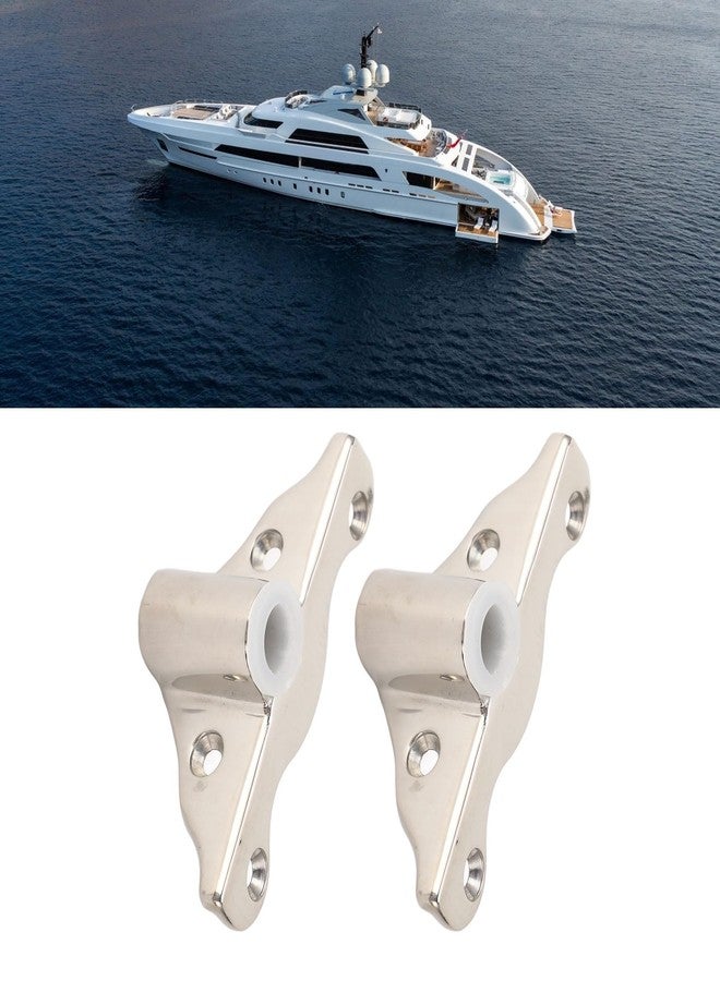 Fydun 2PCS 316 Stainless Steel Row Lock Oarlock Socket Oarlock Support Bracket for 1/2 Shank Angle Side Mount for Yacht RV Marine - Image 5