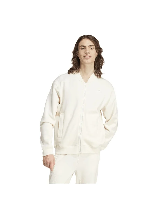 Adidas adidas M Lng Bomber Fl White Training Sweatshirts XS