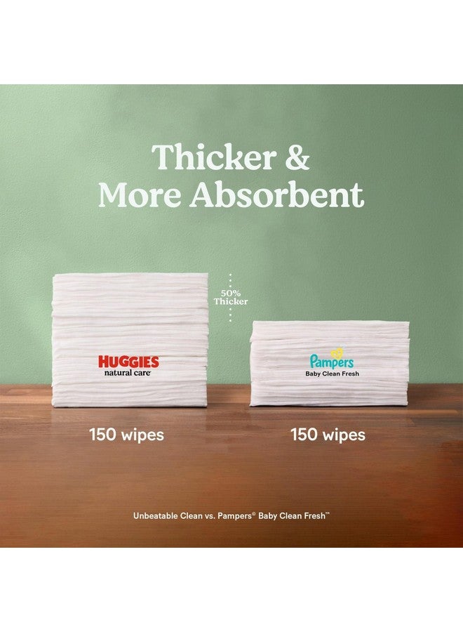 HUGGIES Natural Care Sensitive Baby Wipes, Unscented, Hypoallergenic, 99% Purified Water, 9 Flip-Top Packs (3 Packs Of 3), 504 Total Wipes (56 Wipes Per Pack), Packaging May Vary - Image 2