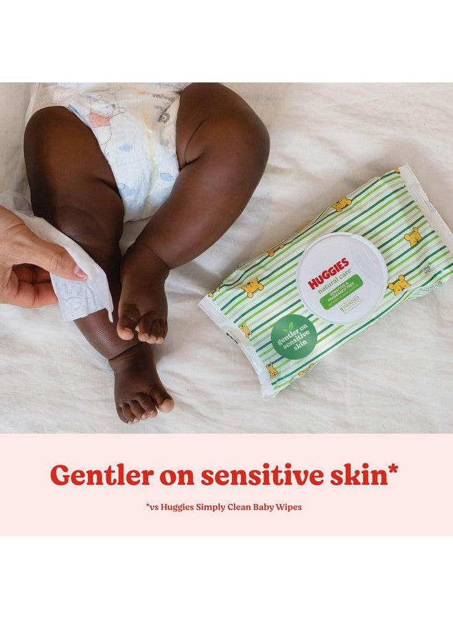 HUGGIES Natural Care Sensitive Baby Wipes, Unscented, Hypoallergenic, 99% Purified Water, 9 Flip-Top Packs (3 Packs Of 3), 504 Total Wipes (56 Wipes Per Pack), Packaging May Vary - Image 4