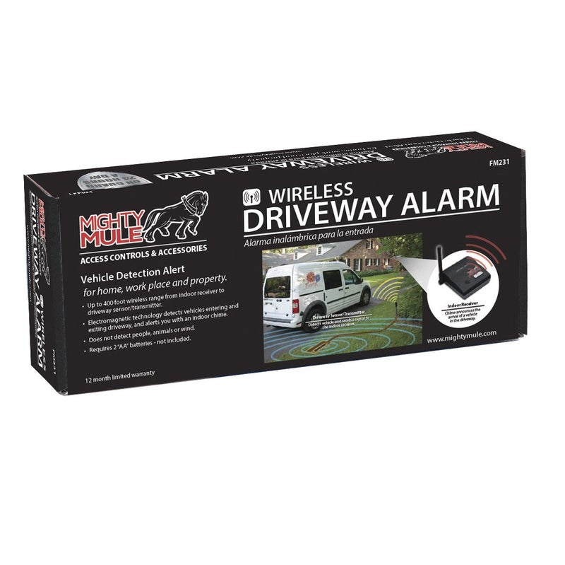 Mighty Mule FM231 Wireless Driveway Alarm – Electromagnetic Vehicle Detection, Indoor Receiver, 400 ft Range, Expandable, Battery Powered, Easy Installation, Driveway & Property Security System - Image 5