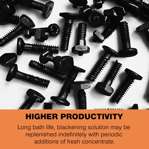 LIIZOUSUDA Black Oxide Coating Kit - Black Oxide Solution, Versatile Blackening Solution for Iron and Steel - Not Suitable for Stainless Steel Surfaces (6.8 oz) - Image 3