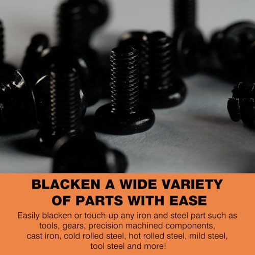 LIIZOUSUDA Black Oxide Coating Kit - Black Oxide Solution, Versatile Blackening Solution for Iron and Steel - Not Suitable for Stainless Steel Surfaces (6.8 oz) - Image 4