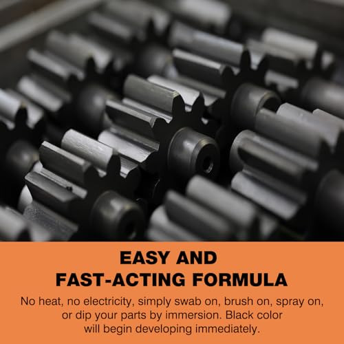 LIIZOUSUDA Black Oxide Coating Kit - Black Oxide Solution, Versatile Blackening Solution for Iron and Steel - Not Suitable for Stainless Steel Surfaces (6.8 oz) - Image 5