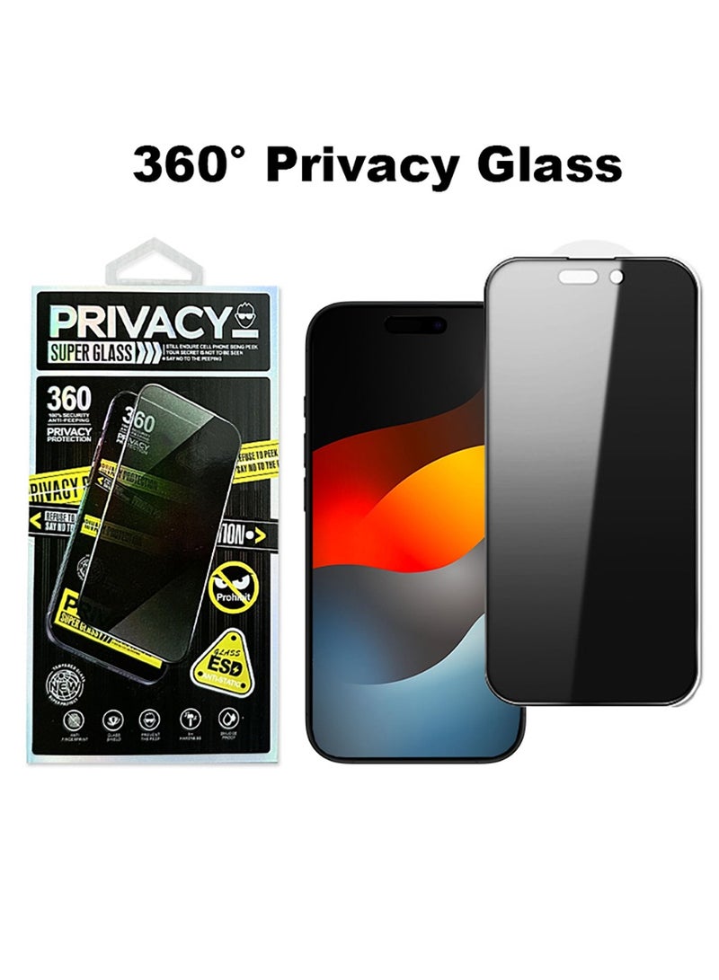 Exotic iPhone 17 Pro Privacy Screen Protector, High Quality 360 Degree Privacy - Image 1