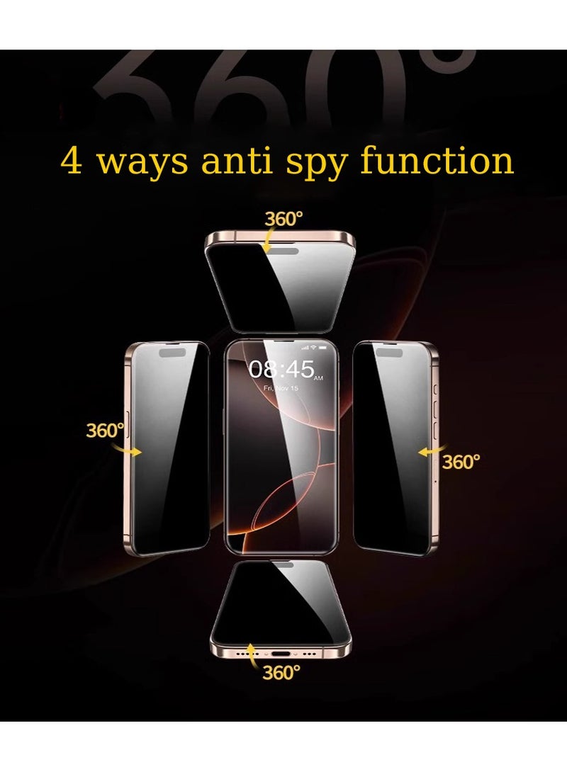 Exotic iPhone 17 Pro Privacy Screen Protector, High Quality 360 Degree Privacy - Image 2