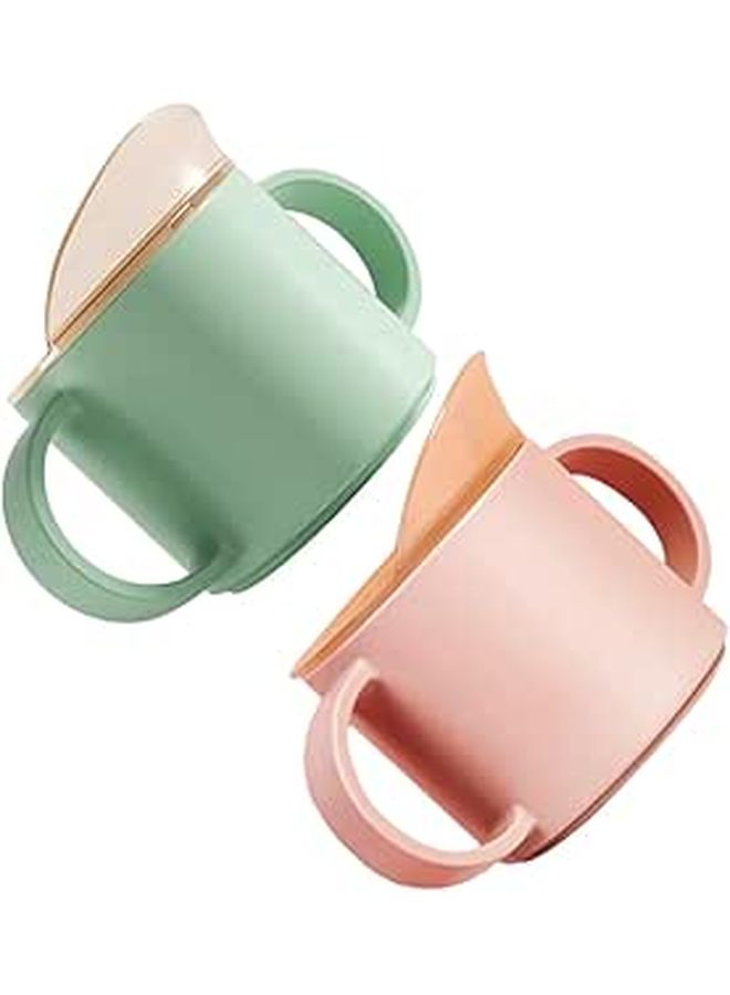 SUPVOX 2 Pack Baby Sippy Cup For Toddler Boys Girls Training - Image 1