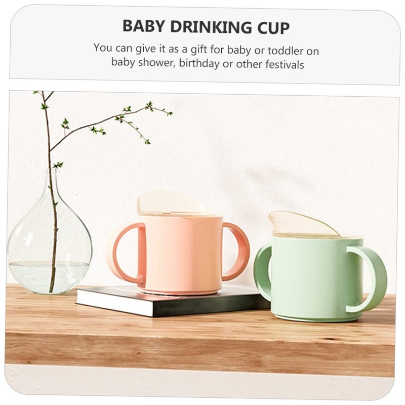 SUPVOX 2 Pack Baby Sippy Cup For Toddler Boys Girls Training - Image 4