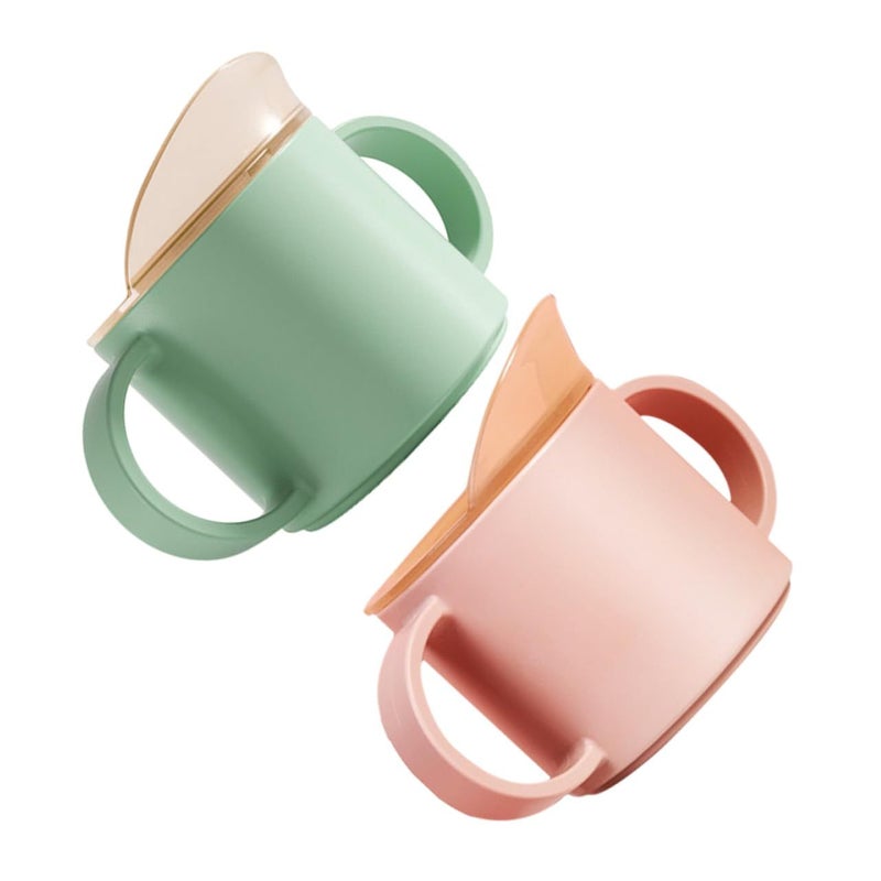 SUPVOX 2 Pack Baby Sippy Cup For Toddler Boys Girls Training - Image 2
