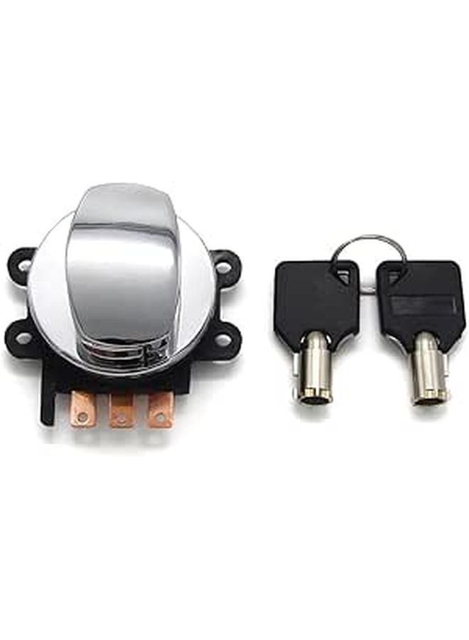 Motorcycle Ignition Lock Key Anti Theft For Harley Softail Classic Heritage 2005 - Image 1