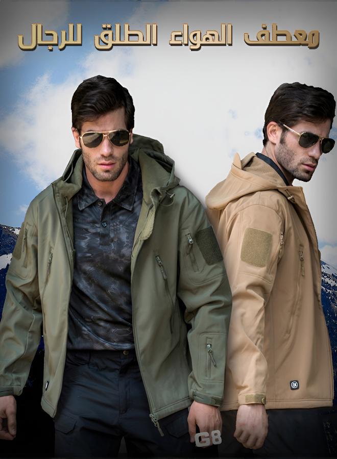 Men's Outdoor Tactical Windproof Multi-Pocket Jacket - Image 2