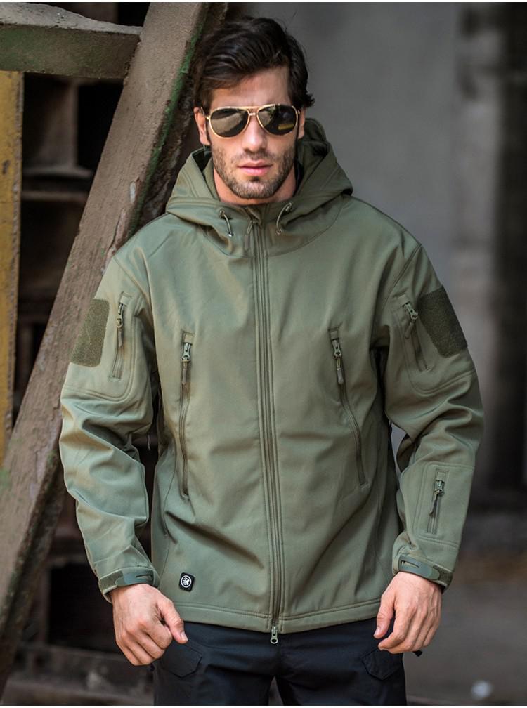 Men's Outdoor Tactical Windproof Multi-Pocket Jacket - Image 5