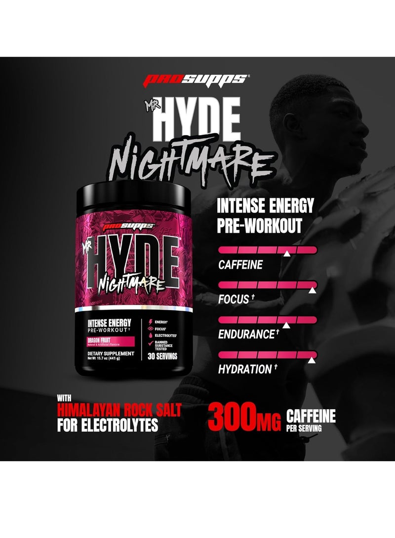 ProSupps PS Hyde Nightmare Pre-workout Dragon Fruit 30 serving - Image 2