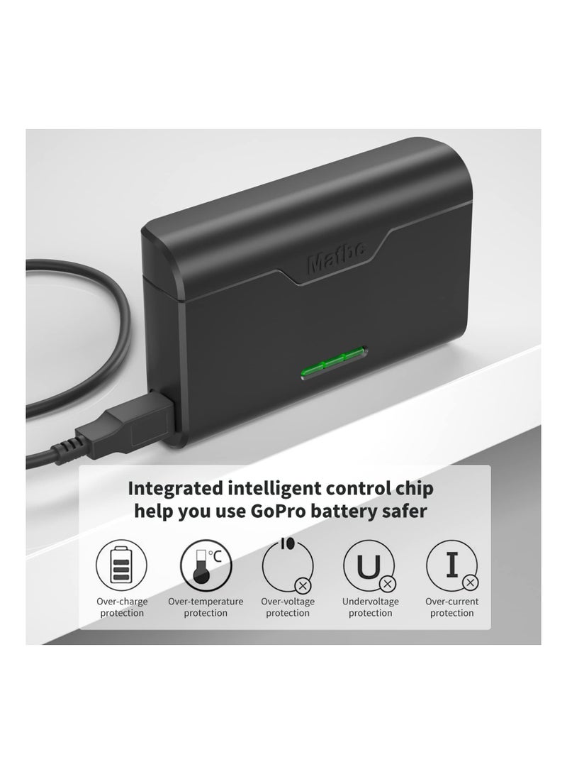 SYOSI 3-Channel Battery Charger for GoPro Hero 11 10 9 8 7 6 5, GoPro Battery Charger Replacement Battery Charger GoPro Battery Charger with Multiple Channels  GoPro Compatible Replacement Charger - Image 3