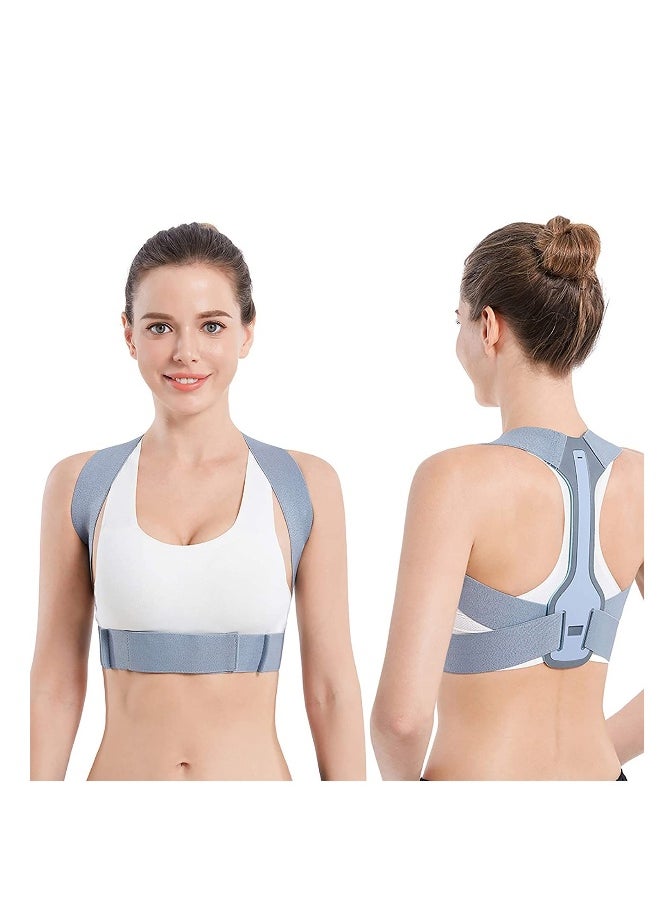 Generic Back Support Posture Corrector Back Brace Posture Corrector for Women Men Fully Adjustable Back Brace Comfortable Posture Support for Back Neck and Shoulder Relief  - Image 1