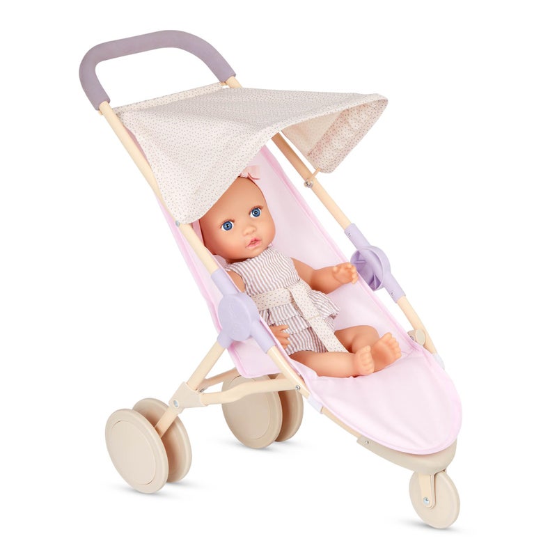 LullaBaby â€“ 14-Inch Realistic Baby Doll & Accessory Bundle â€“ Fair Skin Tone & Blue Eyes â€“ Nursery Care Set â€“ High Chair, Playpen & Jogger Stroller â€“ Pretend Play Toys â€“ Kids 2+ Years - Image 5