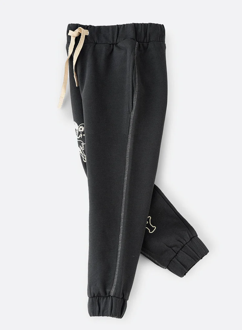 Jelliene Knitted jogger with print