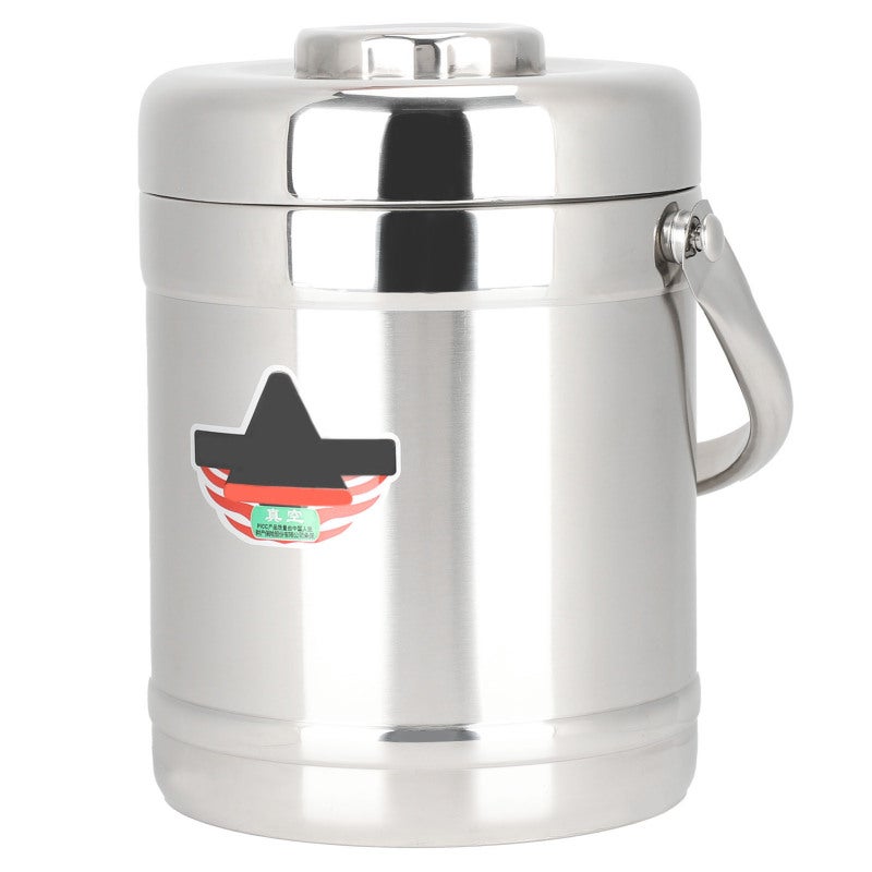Vacuum Lunch Box: 3-Tier Food Grade Stainless Steel Container - Double Wall Leakproof Thermal Design With Ergonomic Handle for Daily On-the-go Use - Image 5