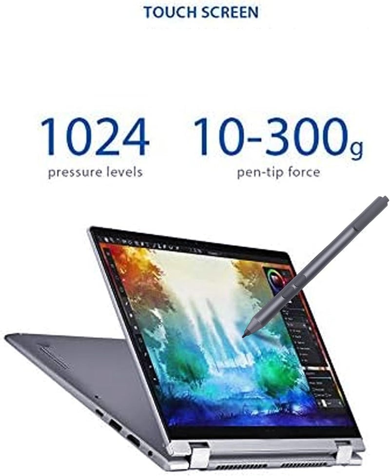قلم الستيلو SA200H لأجهزة ROG Zenbook وVivobook، قلم نشط (Active Pen)، حساس للضغط بدرجة 4096 مع دعم للميل (MPP 2.0)، مثالي للاستخدام على الأجهزة المحمولة. - Image 2