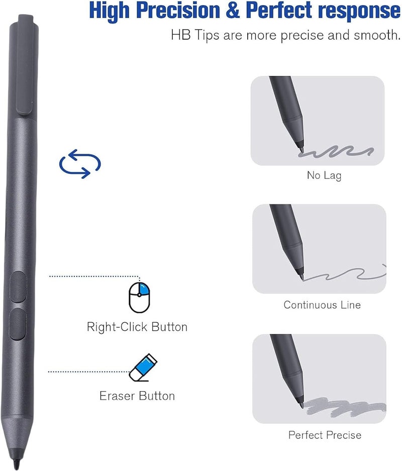 قلم الستيلو SA200H لأجهزة ROG Zenbook وVivobook، قلم نشط (Active Pen)، حساس للضغط بدرجة 4096 مع دعم للميل (MPP 2.0)، مثالي للاستخدام على الأجهزة المحمولة. - Image 4
