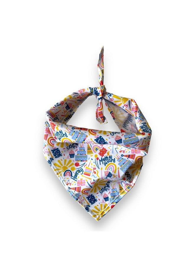 W Brings Stunning Birthday Celebration Dog Bandana | This Stunning Gorgeous Dog Bandana Scarf Is Perfect For Your Dog’S Birthday Celebration. One Size Fits All. - Image 2