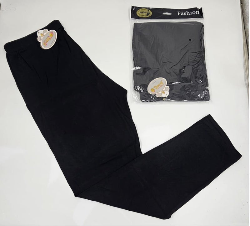 long black cotton pants