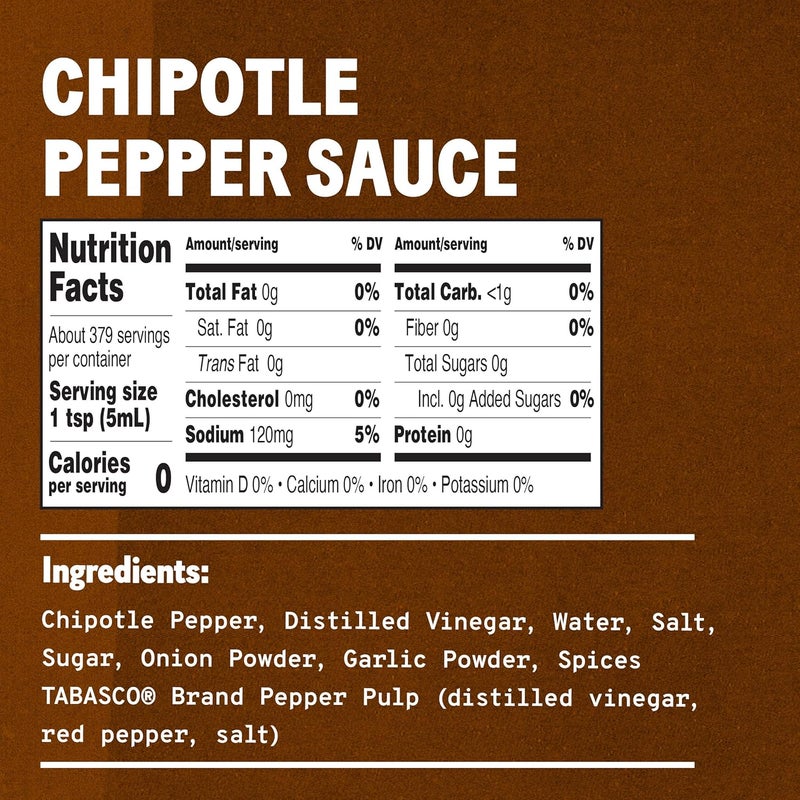 Tabasco Chipotle Sauce 1.89L - Image 2