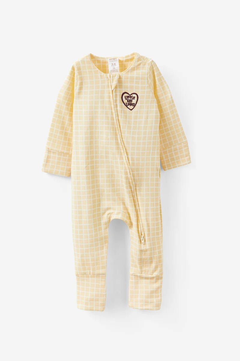 Cotton On Growie Long Sleeve Zip Romper