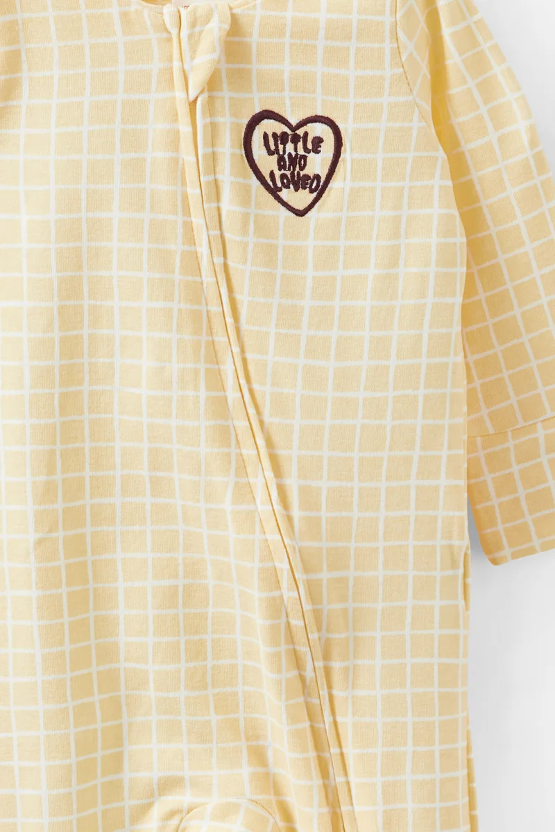 Cotton On Growie Long Sleeve Zip Romper