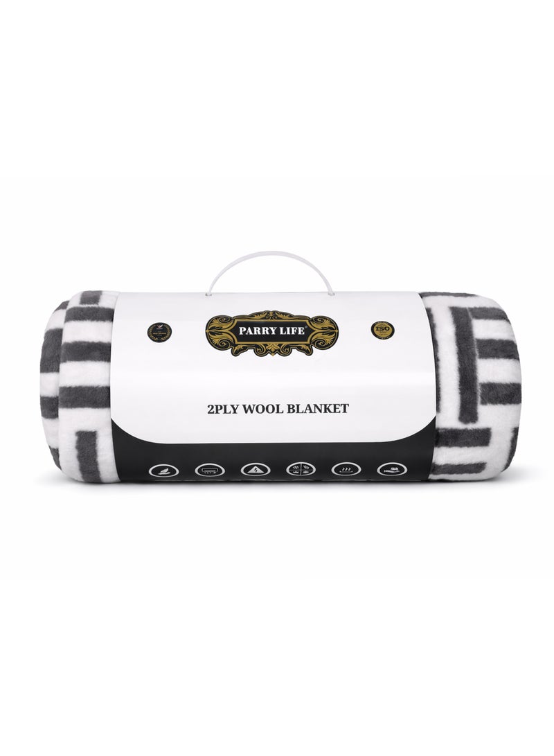Parry Life 2-Ply Cloudy Blanket – Ultra Soft Printed Polyester Travel Blanket 130×180 cm - Image 4