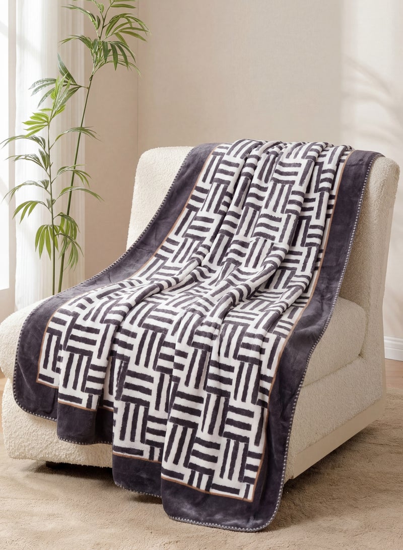 Parry Life 2-Ply Cloudy Blanket – Ultra Soft Printed Polyester Travel Blanket 130×180 cm - Image 1