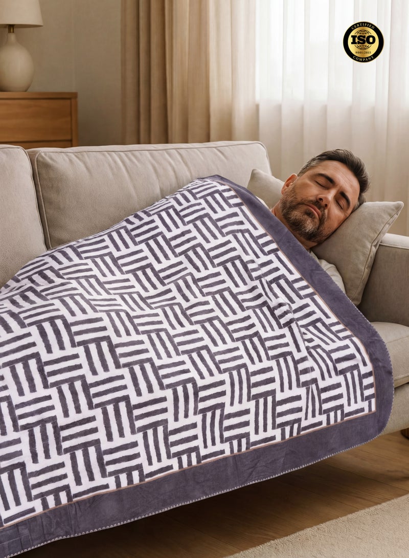 Parry Life 2-Ply Cloudy Blanket – Ultra Soft Printed Polyester Travel Blanket 130×180 cm - Image 3