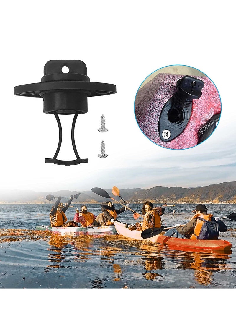 KASTWAVE - Kayak Drain Plug Kit Boat Scupper Plugs Thread Bung for Kayak Canoe Boat with Screws Hardware, Drain Stoppers Fits Most Kayak Canoe - Image 1