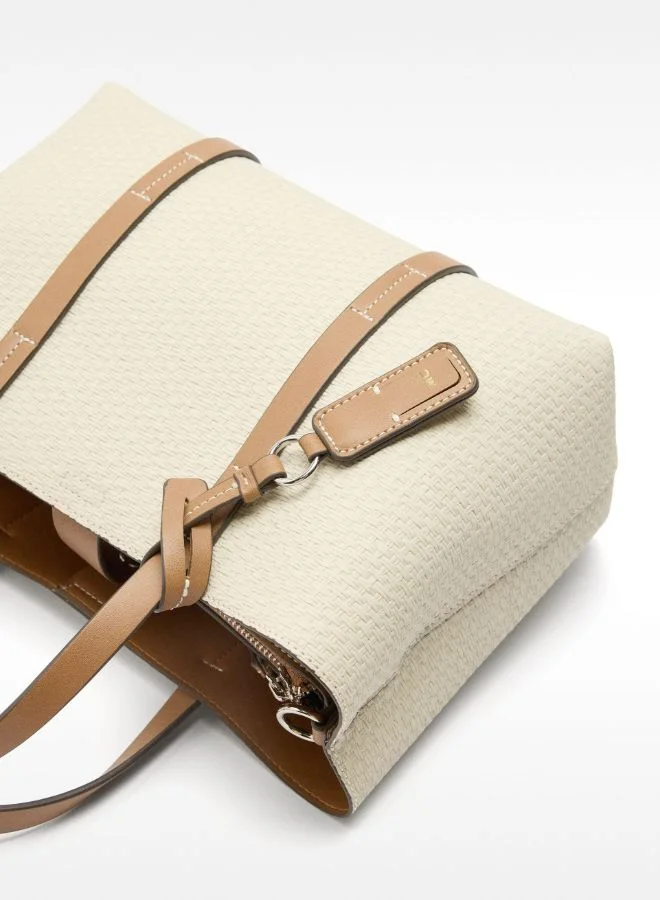 PARFOIS TOTE BAG WITH TEXTURE