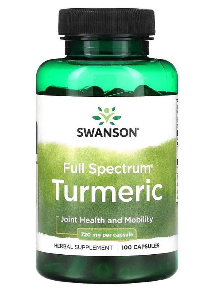 SWANSON Full Spectrum Turmeric 720 mg 100 Caps