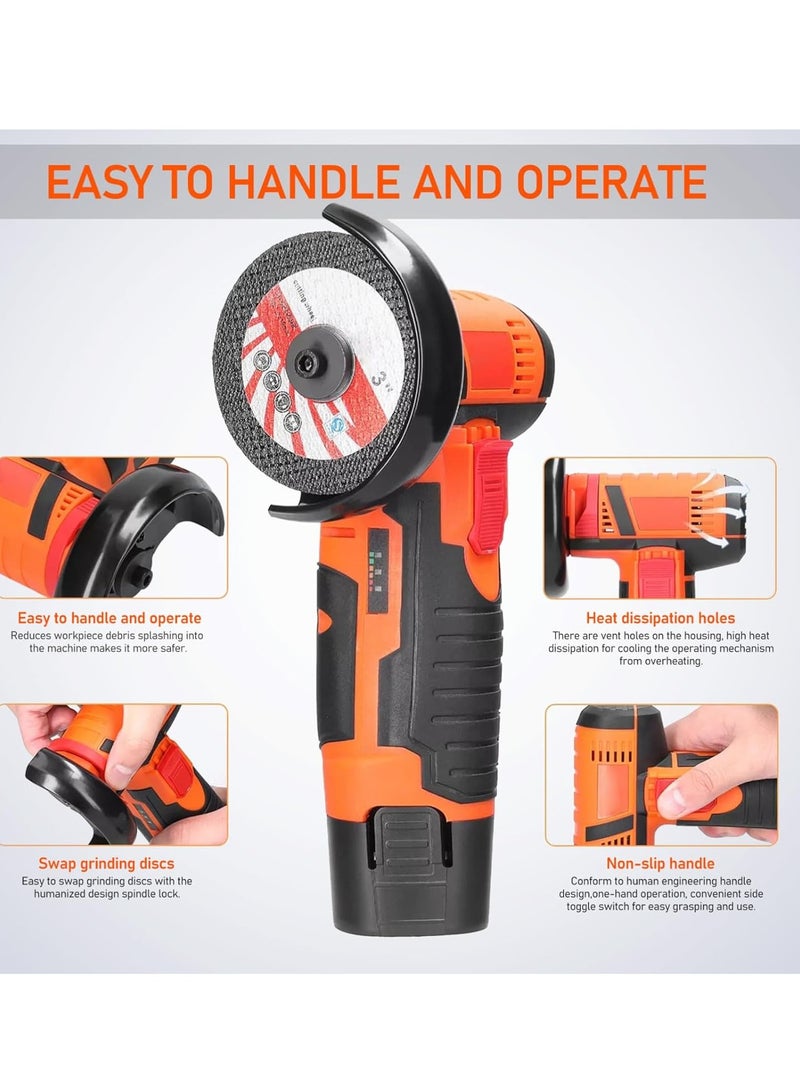 Necomi Cordless Mini-Angle Lightweight High-Speed Handheld Tool for Home Use with Compact Design for Projects and Repair - Image 5