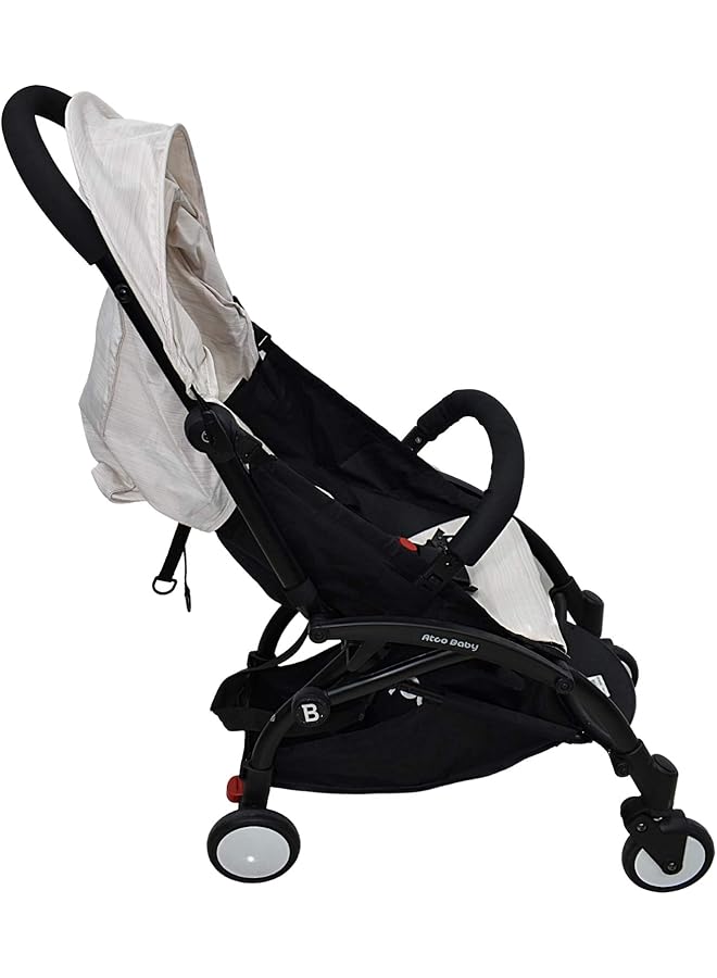 ماما لوف عربة أطفال قابلة للطي مع حقيبة يد Dgl 340002 بيج عبوة من قطعة واحدة - Image 2