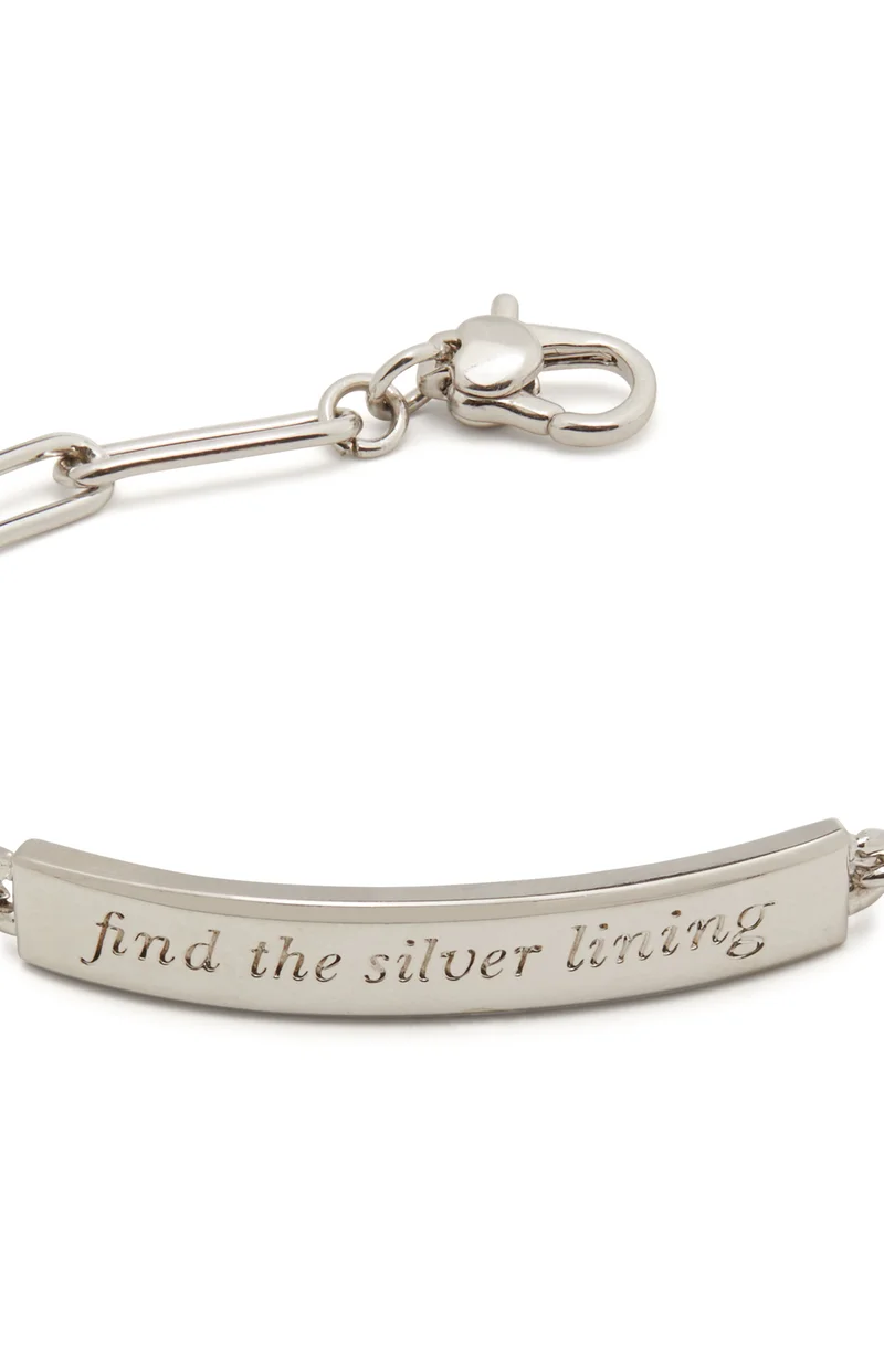 Kate Spade Silver Lining Id Bracelet