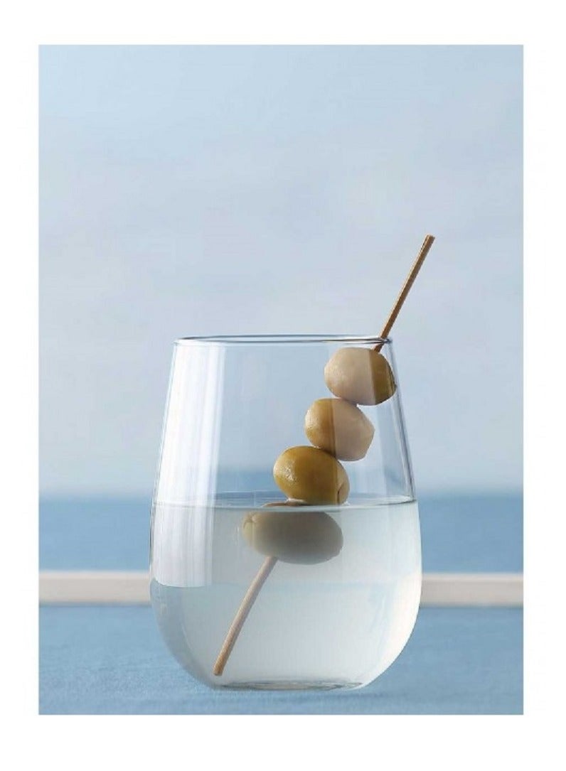 LAV طقم أكواب غايا 3 قطع سعة 475 مل - شفاف - Image 5