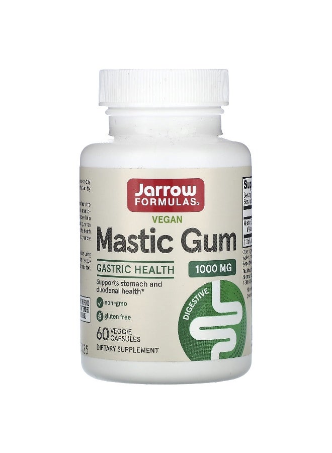 Jarrow Formulas, Mastic Gum, 1,000 mg, 60 Veggie Capsules (500 mg per Capsule) (Packaging may vary) - Image 1