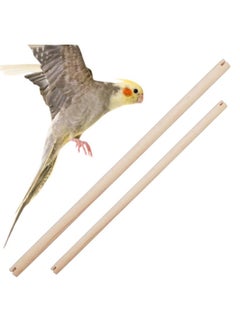 Natural Wood Bird Perch For Cage - Promotes Healthy Feet And Nails, Perfect For Parakeets & Cockatiels, Natural, Durable & Comfortable Roosting Spot For Your Feathered Friend (Pack Of 2) - pzsku/Z8409BEB50875DB435BD0Z/45/_/1728309045/4330cb95-5192-45b0-a2c6-5478ecc83929