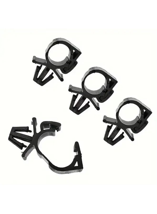 4pcs Automotive Wiring Harness Clips Corrugated Tube Cable Ties Oil Pipe Clamps - Image 1